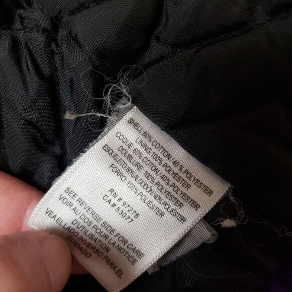 Fox zip up hoodie quilted lining thick y2k Size Large embroidered logo - Picture 10 of 16